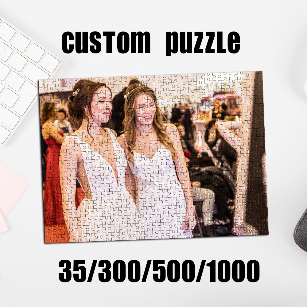 Party Games Easter For Family - 35/300/500/1000pcs Personalized Custom Photo Puzzle Customize