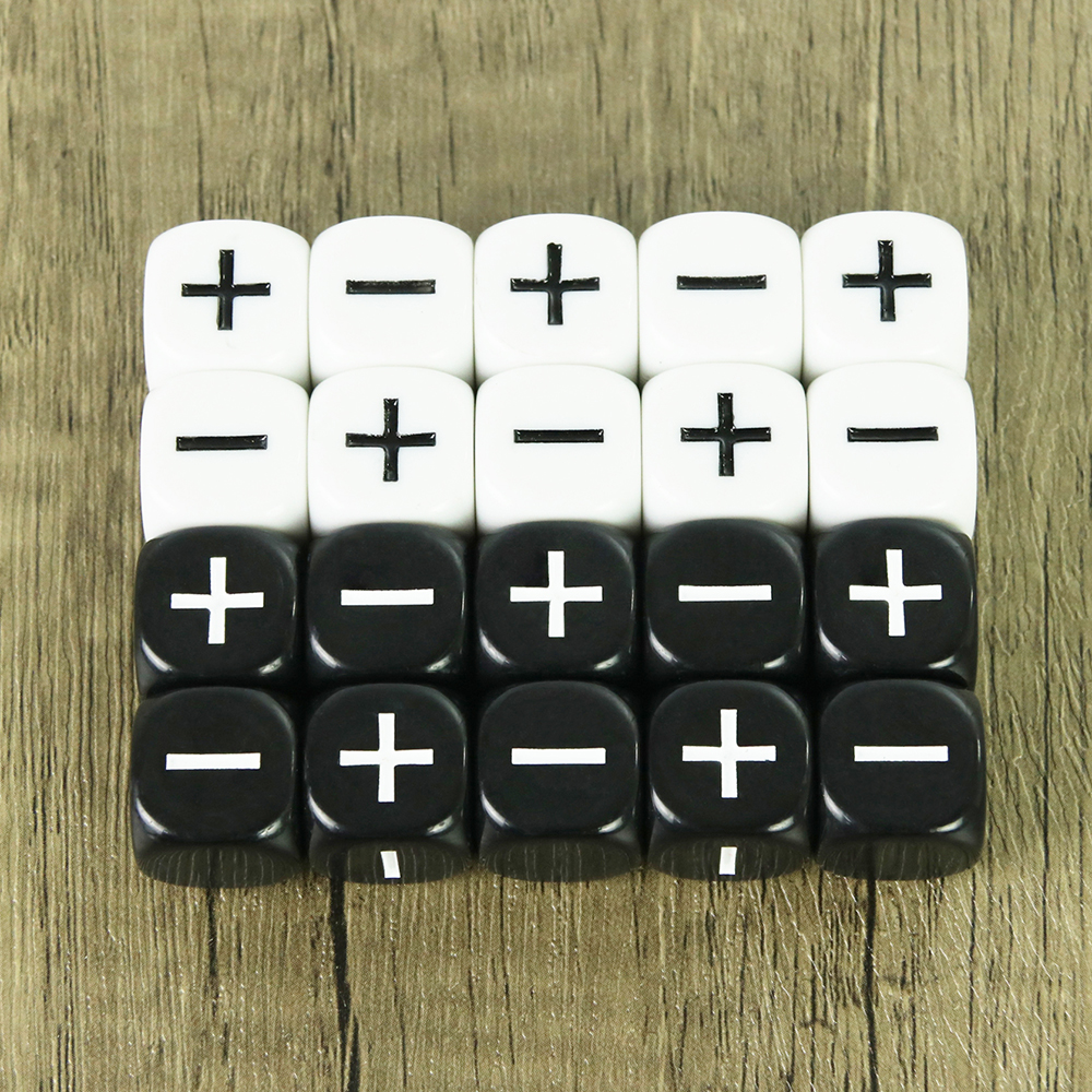 Party Games Quotes - 10pcs 16mm Fudge Dice Compatible Opaque