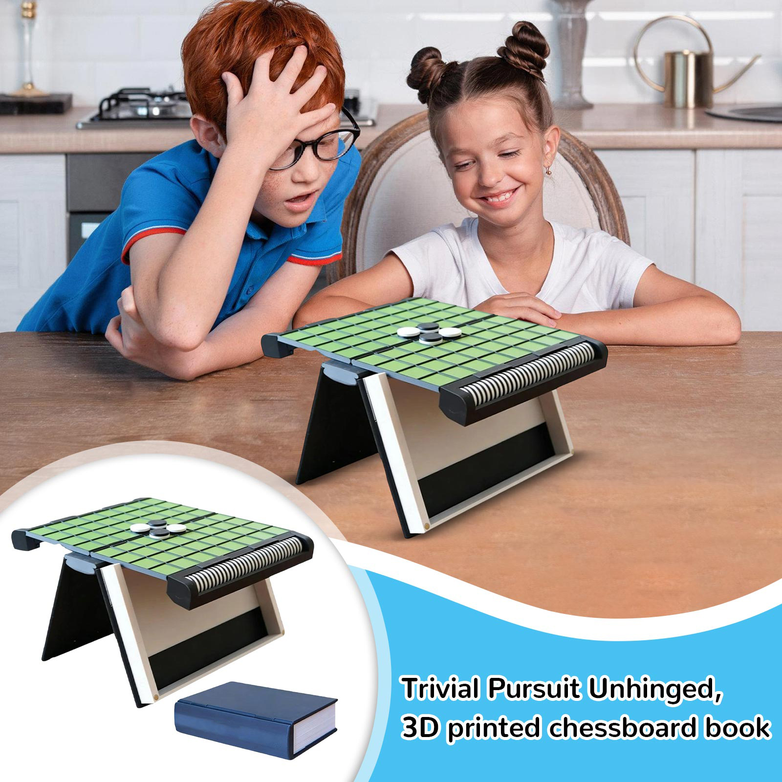 Book Party Games - 3D Printed Board Book, Board Game