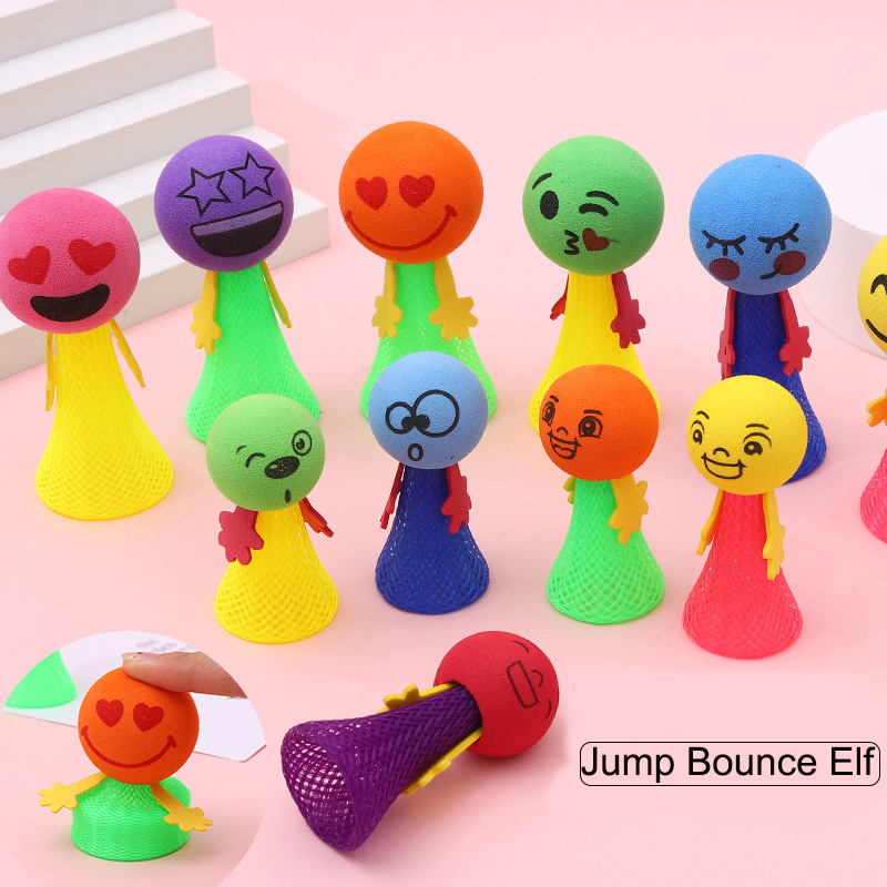 Party Games Jenga - 10Pcs Bounce Elf Small People Party