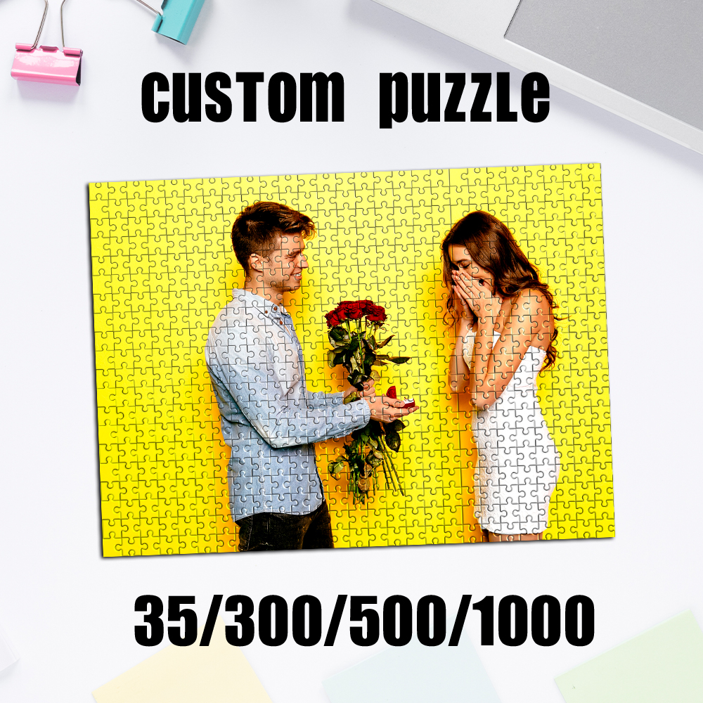 Party Games Easter For Family - 35/300/500/1000pcs Personalized Custom Photo Couple Proposal