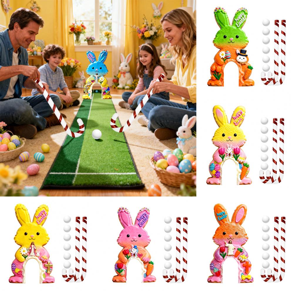 Party Games Easter For Family - Family Golf Game Easter Bunny Mini