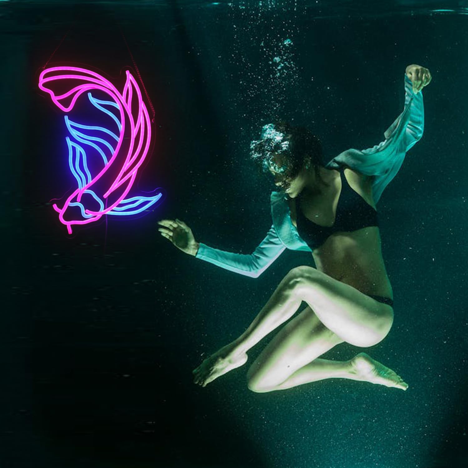 Party Games Shop - Koi Fish Neon Sign Dimmable LED
