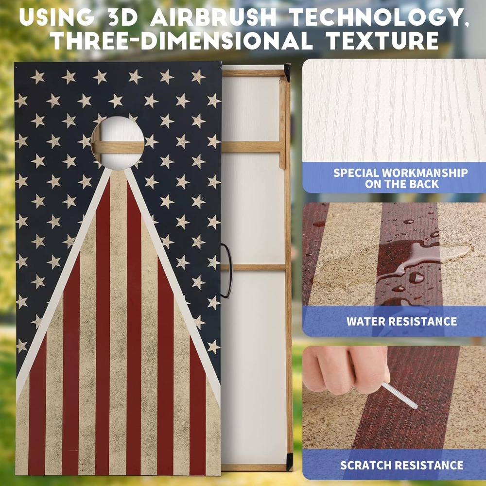 Cornhole Set, Corn Holes Outdo - مراجعة Cornhole Board Set وسعره
