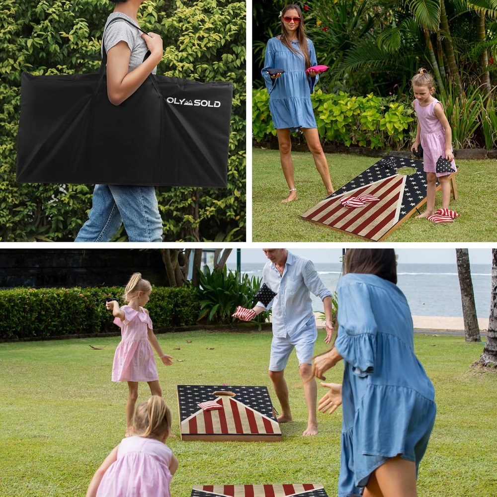 Cornhole Set, Corn Holes Outdo - مراجعة Cornhole Board Set وسعره