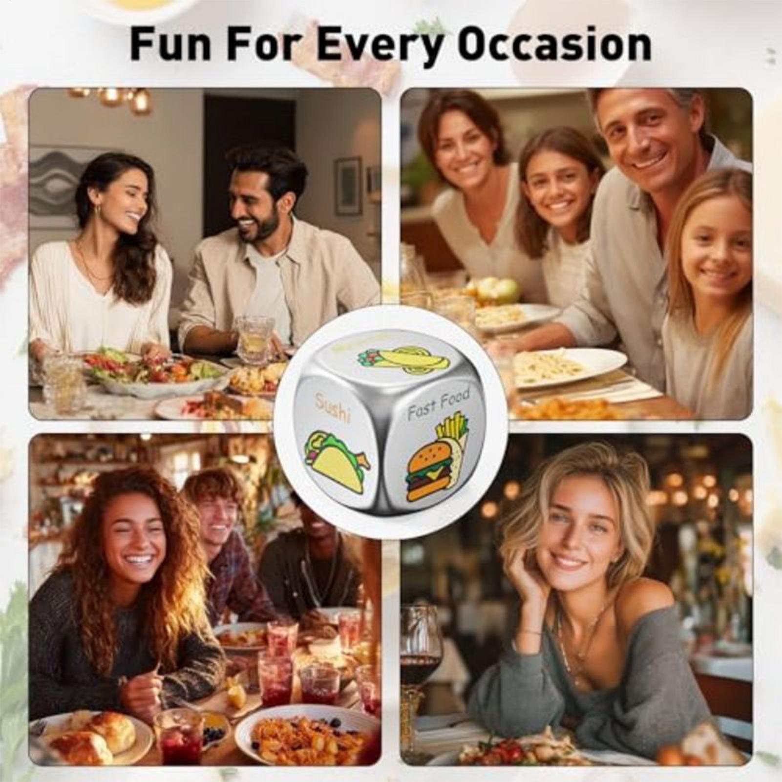 Date Night Food Dice Couple Di - مراجعة Party Games Easter For Family وسعره
