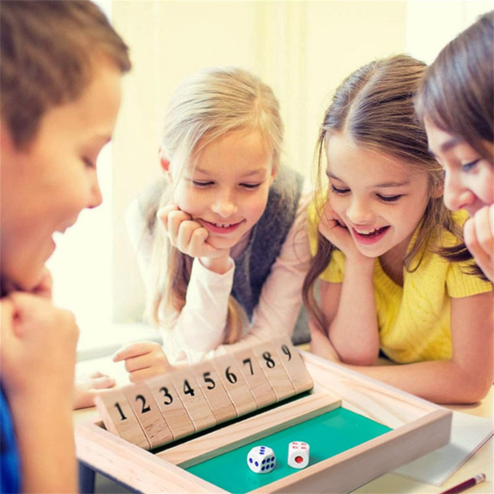 Close The Box Dice Board 2-4 P - مراجعة Party Games For 3 People وسعره