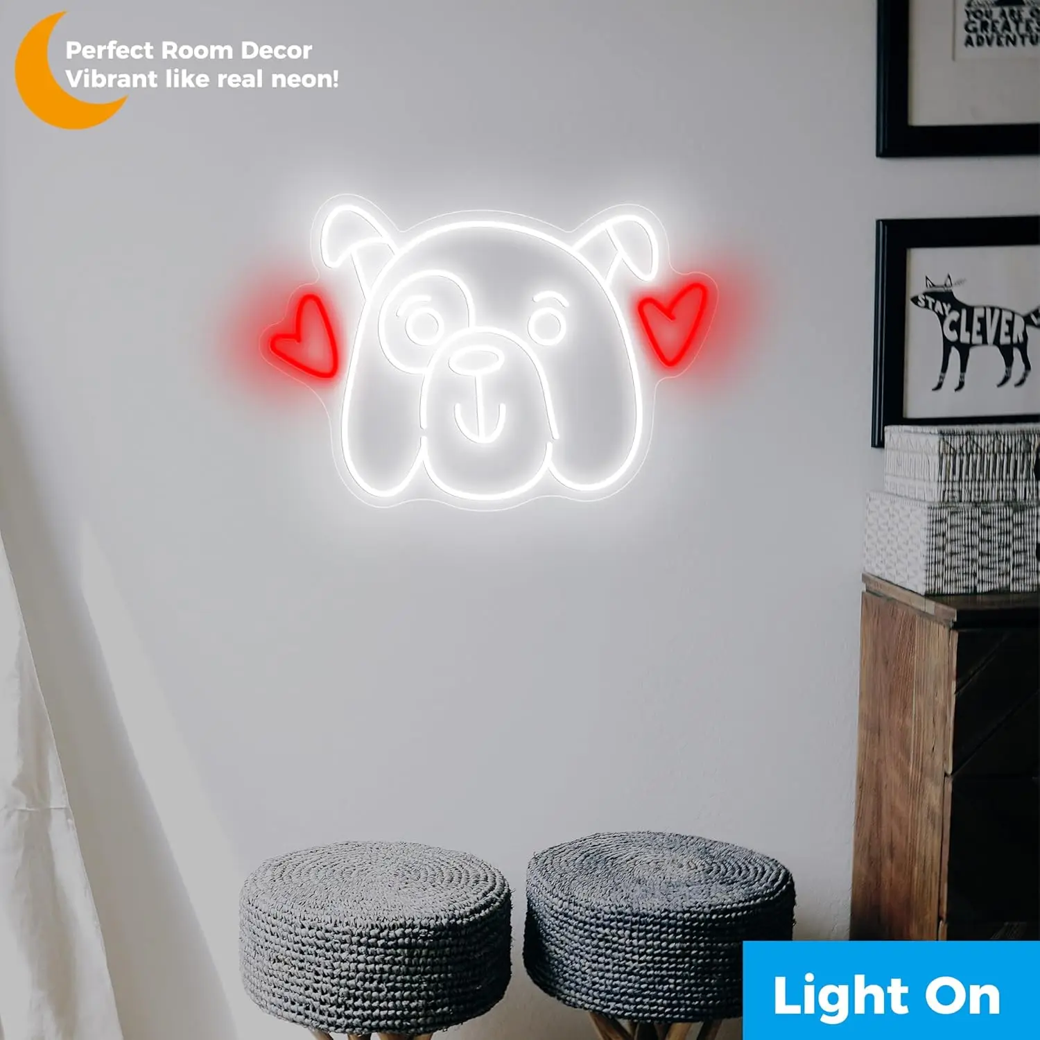 Love Dog Neon Sign LED Neon Li - مراجعة Party Games Shop وسعره