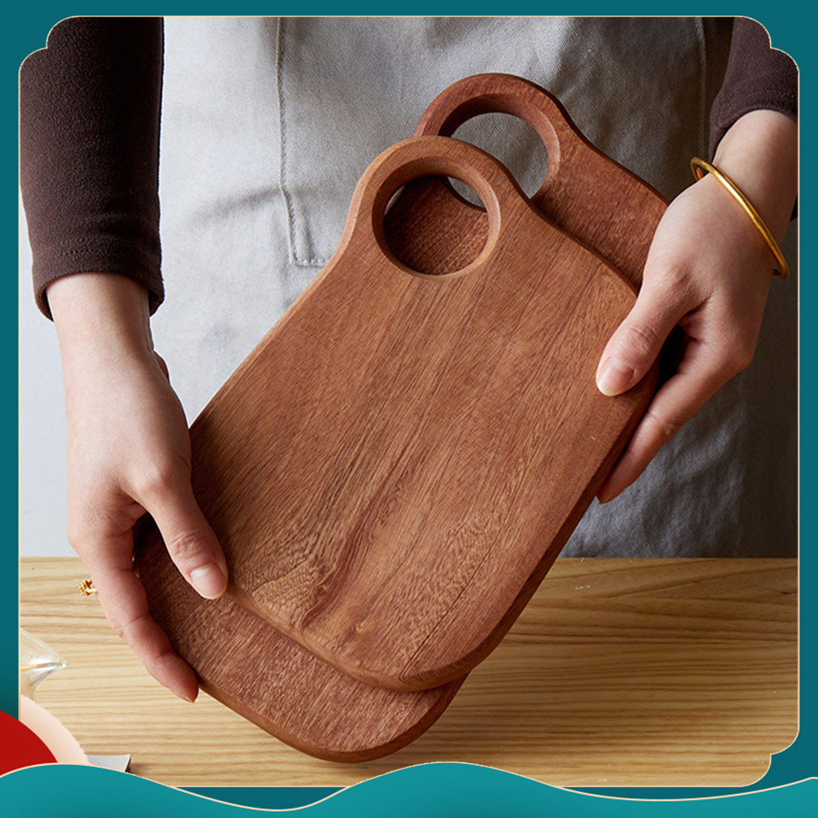 Carved Wooden Cutting Board Fr - مراجعة Cornhole Board Set وسعره