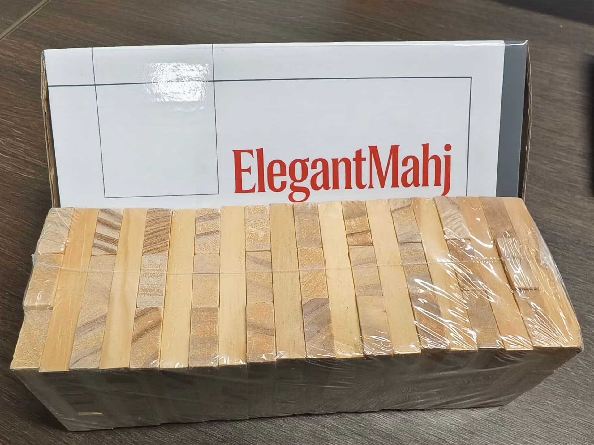 ElegantMahj Timber Tower Wood  - مراجعة Party Family Games وسعره
