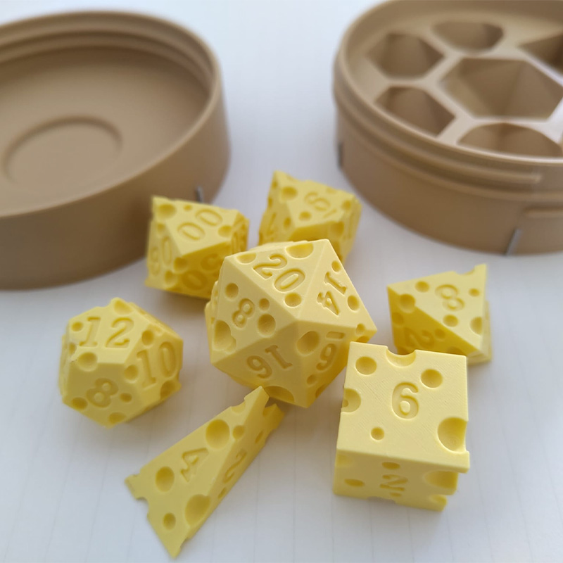 Layered Multi-Sided Cheese Dic - مراجعة Party Games Easter For Family وسعره