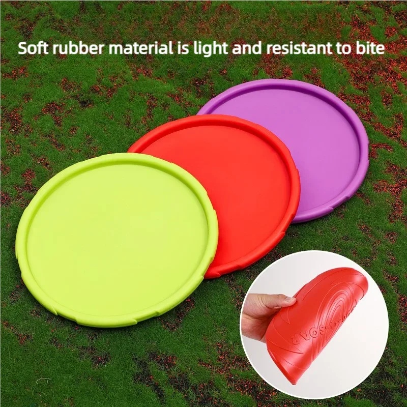 Multicolor Silicone Dog Frisbe - مراجعة Frisbee Freestyle Disc وسعره