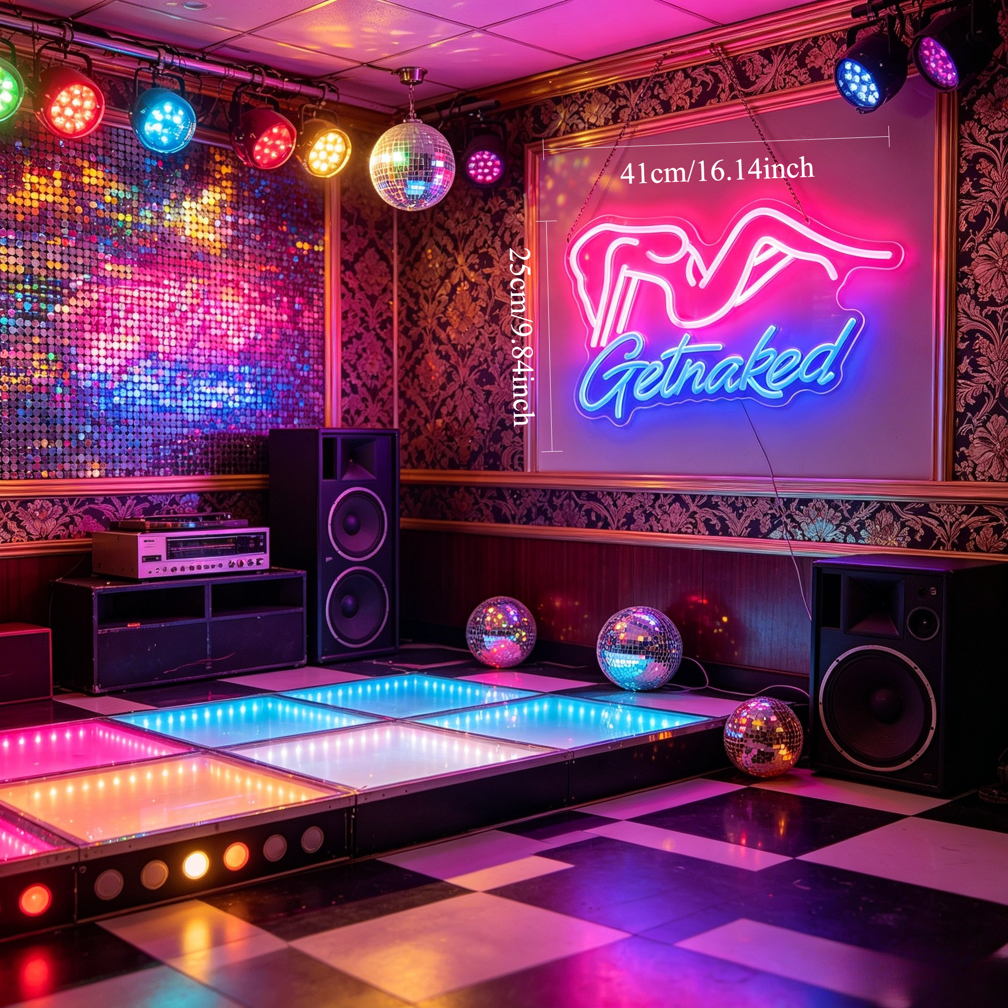 LED Neon Light Sign Lady Body  - مراجعة Party Games Shop وسعره