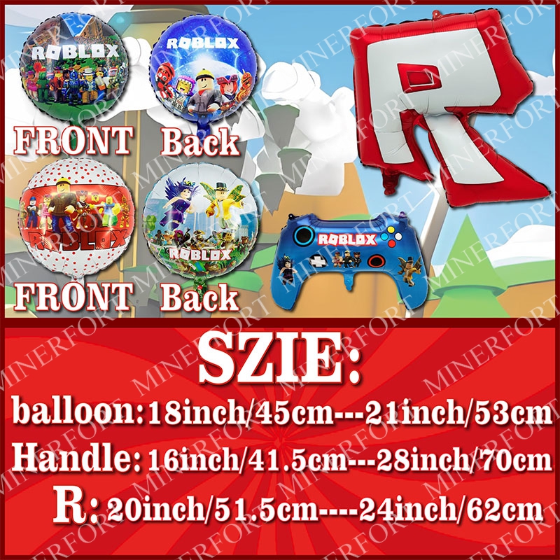 ROBLOXED Themed Foil Aluminum  - مراجعة Party Games Easter For Family وسعره