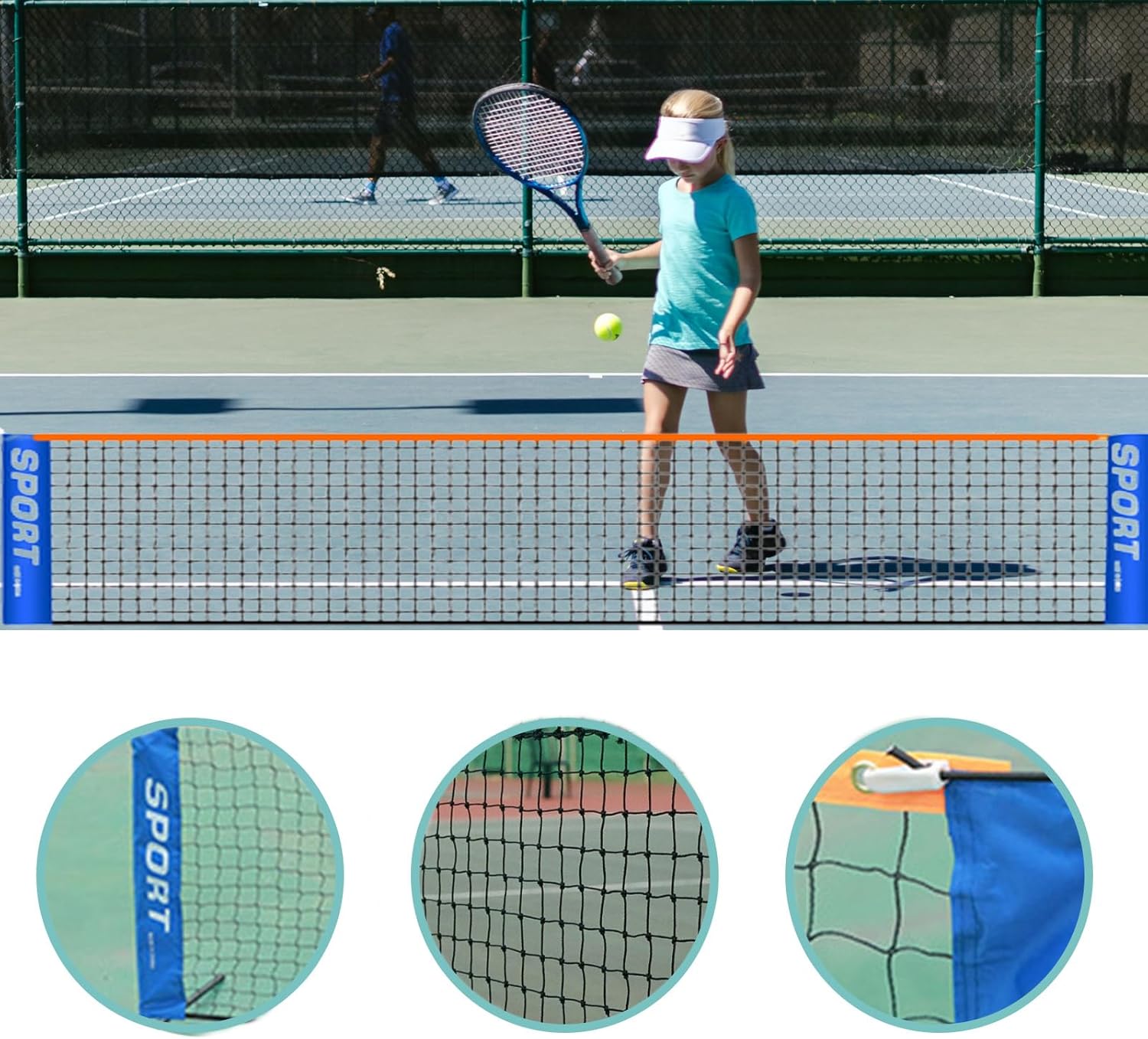 Portable Badminton Net Set for - مراجعة Badminton Set Garden وسعره