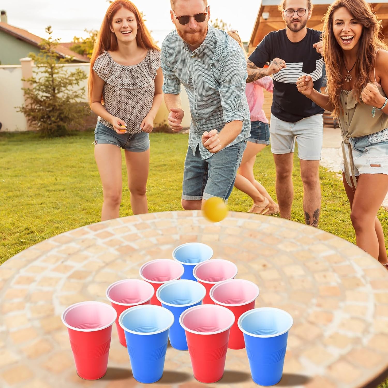 60 Packs 16 Oz Plastic Party C - مراجعة Party Games Jenga وسعره