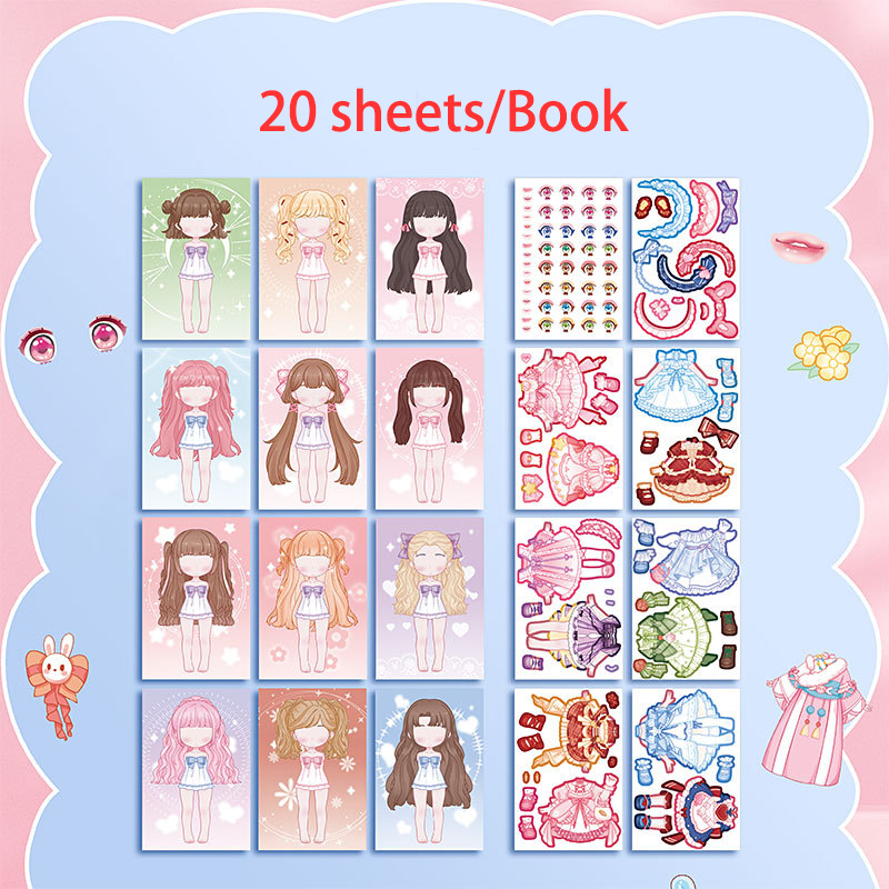 20Pcs/Book Clothing Matching S - مراجعة Book Party Games وسعره
