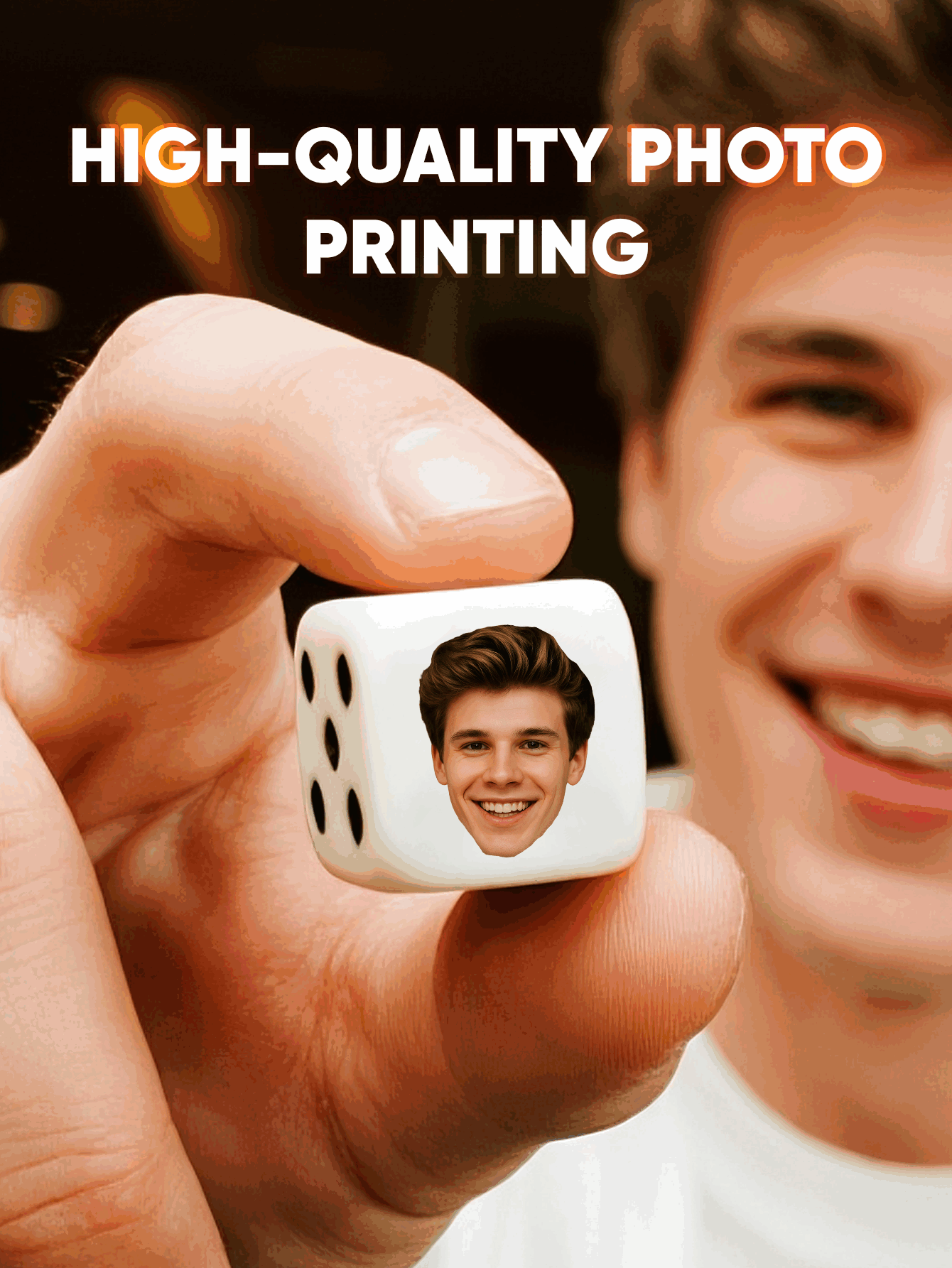 Custom Face Dice Personalized  - مراجعة Party Family Games وسعره