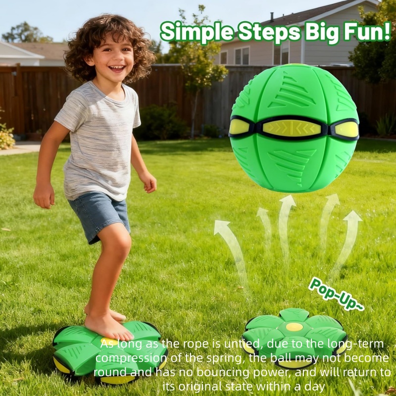 Kids Bouncing Ball Magic Flyin - مراجعة Frisbee Freestyle Disc وسعره