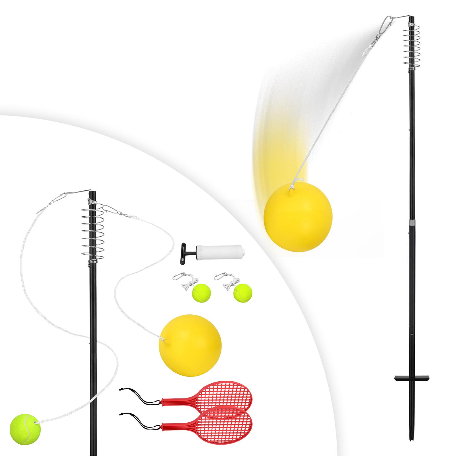 Tetherball Tennis Set Professi - مراجعة Badminton Set Garden وسعره