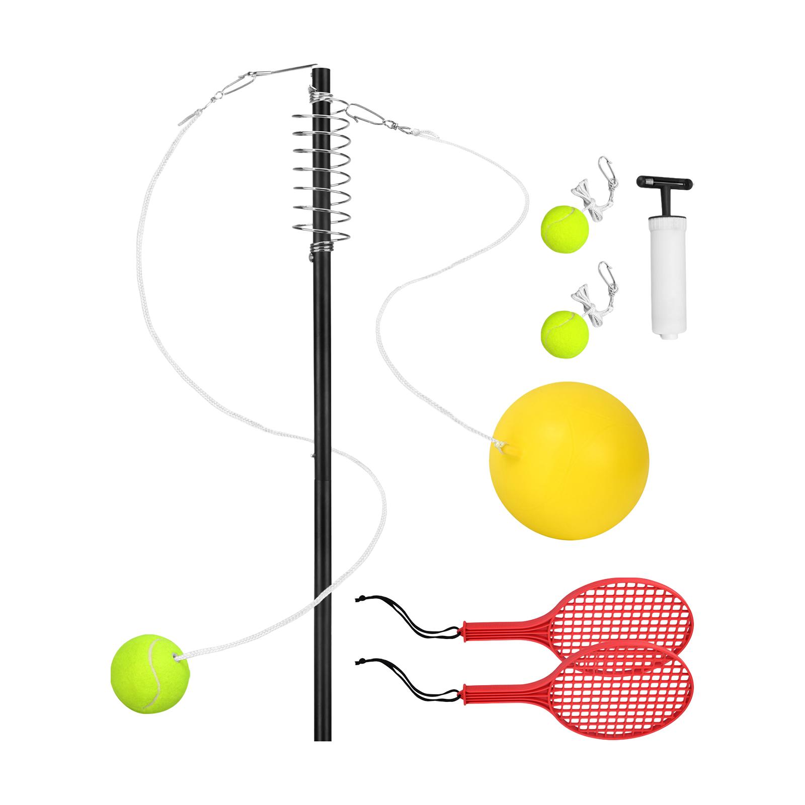 Tetherball Tennis Set Professi - مراجعة Badminton Set Garden وسعره