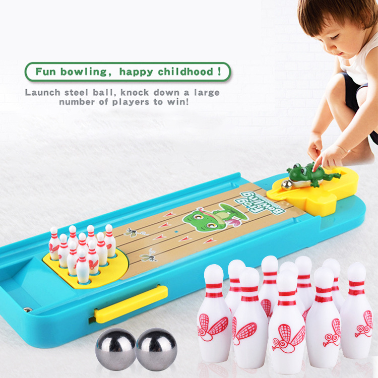 Mini Desktop Bowling Game Toy  - مراجعة Party Games You Can Play وسعره
