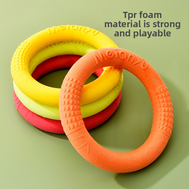 Bite-resistant soft pull-ring  - مراجعة Frisbee Freestyle Disc وسعره