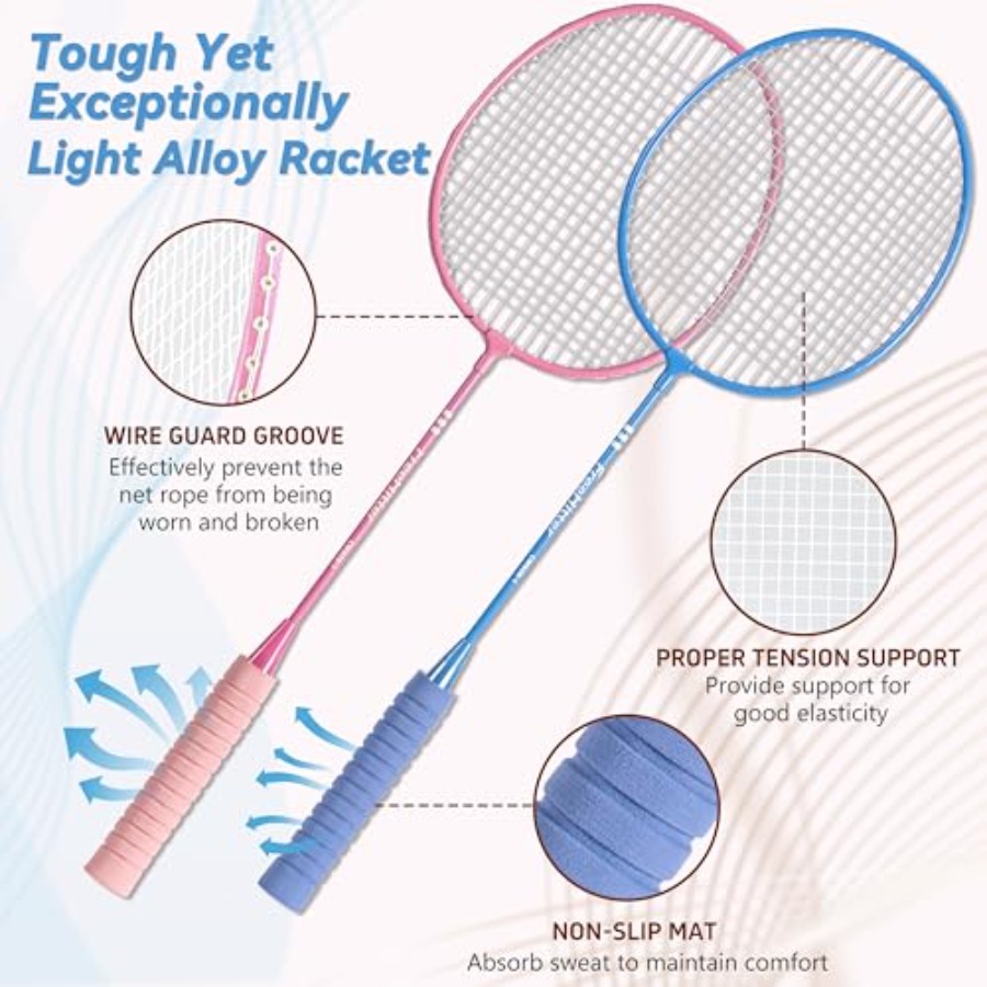 Badminton Set for Family and B - مراجعة Badminton Set Garden وسعره