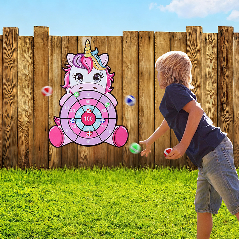 New Large Sticky Ball Dart Boa - مراجعة Party Games Indoor For 6 12 Year Olds وسعره