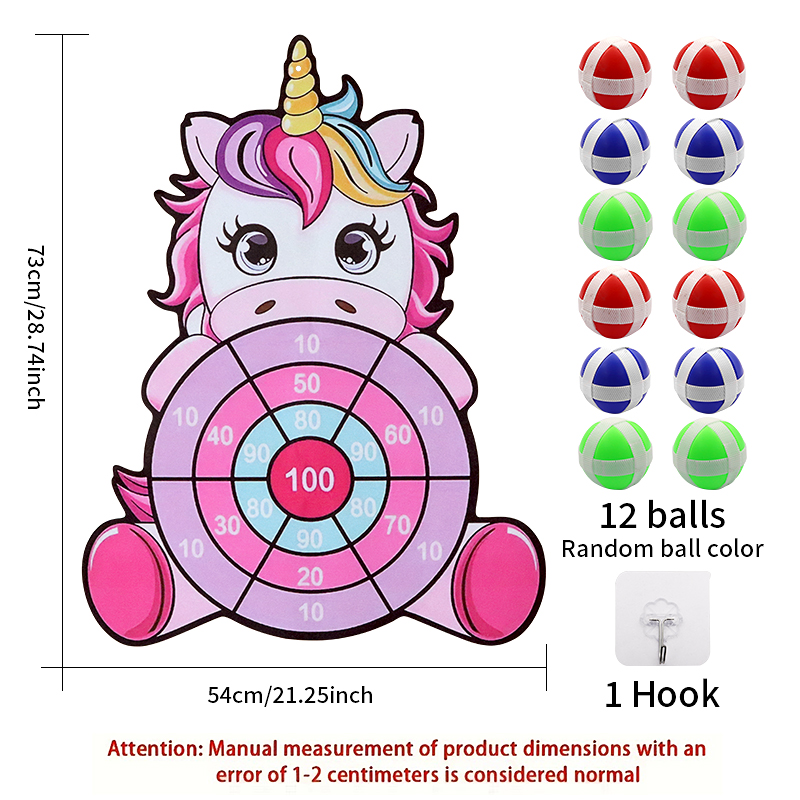 New Large Sticky Ball Dart Boa - مراجعة Party Games Indoor For 6 12 Year Olds وسعره