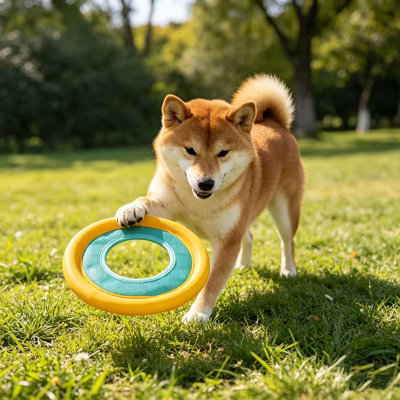 Floating Dog Frisbee, Outdoor  - مراجعة Frisbee Freestyle Disc وسعره