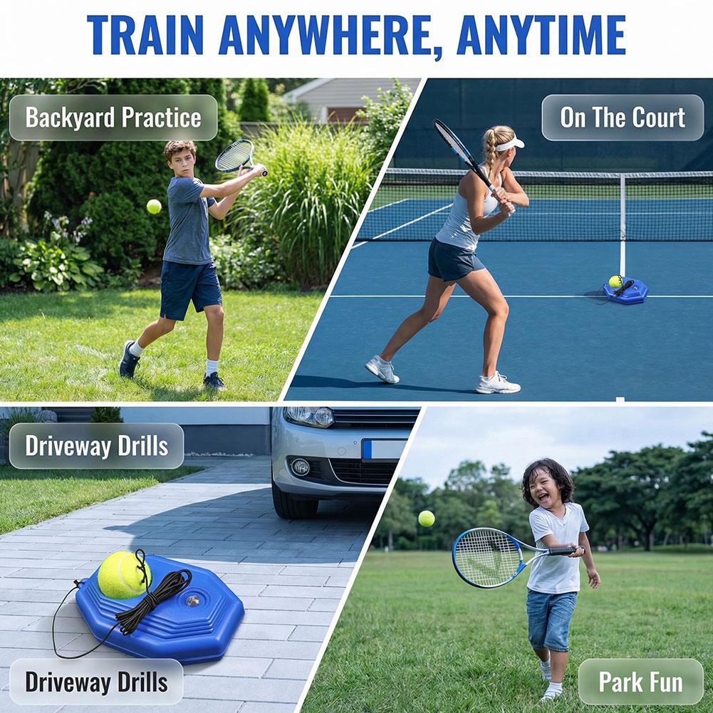 Tennis Trainer Baseboard Set w - مراجعة Badminton Set Garden وسعره