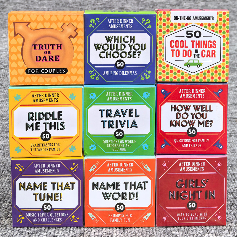 50 Pieces After-Dinner Amuseme - مراجعة Party Family Games وسعره