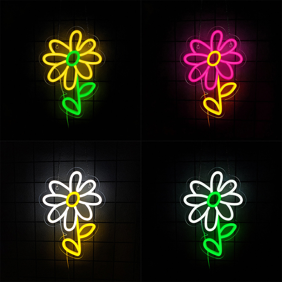 Daisy Flower Led Neon Sign, Us - مراجعة Party Games Shop وسعره
