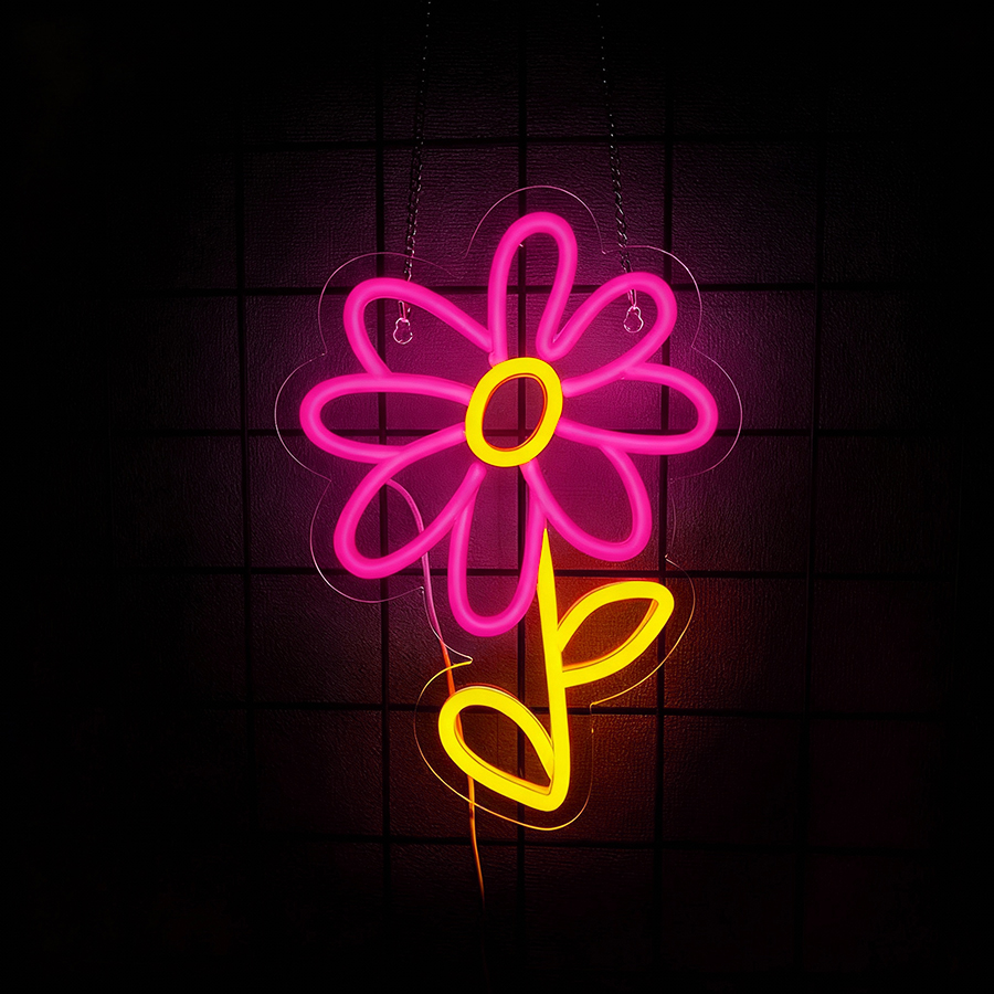 Daisy Flower Led Neon Sign, Us - مراجعة Party Games Shop وسعره