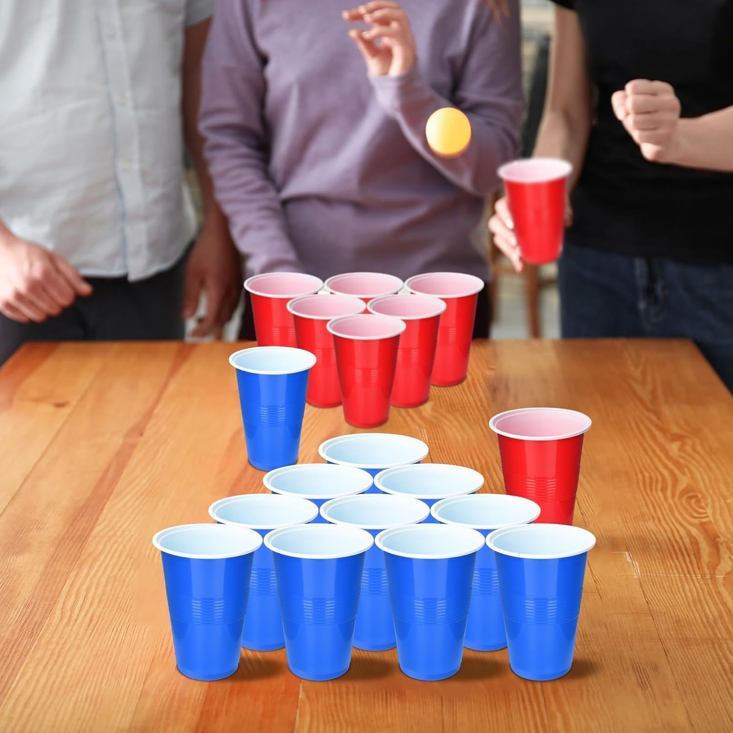 Cup Pong Game Set 22 Pcs 16 Oz - مراجعة Party Games Jenga وسعره