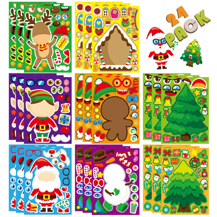 Kawaii Christmas Puzzle Sticke - مراجعة Party Games Instagram وسعره