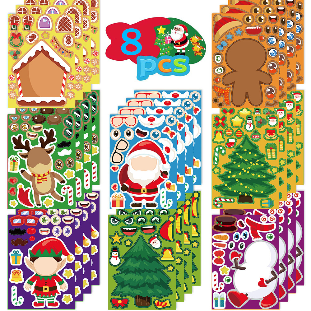 Kawaii Christmas Puzzle Sticke - مراجعة Party Games Instagram وسعره