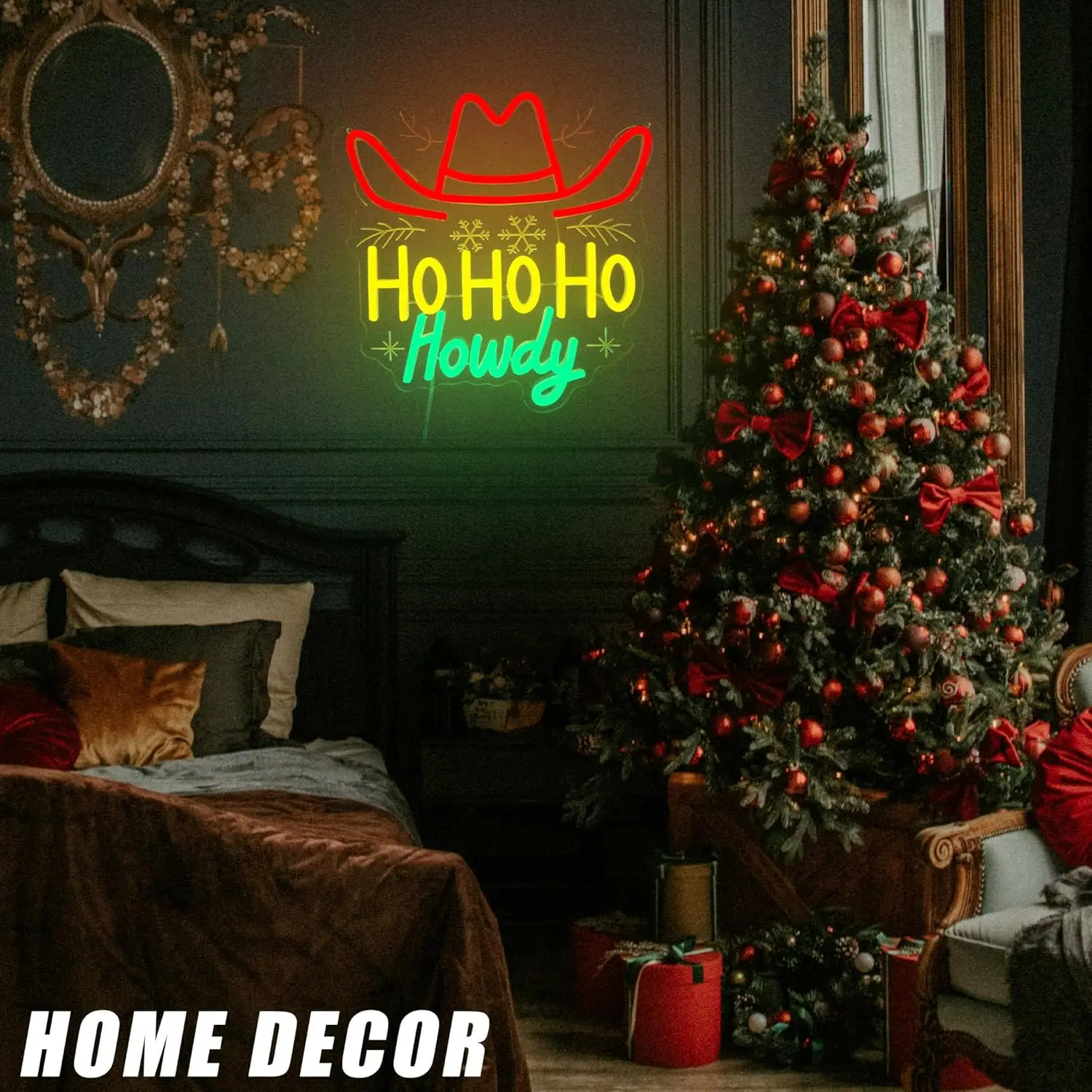 Christmas Neon Sign Ho Ho Ho H - مراجعة Party Games Shop وسعره