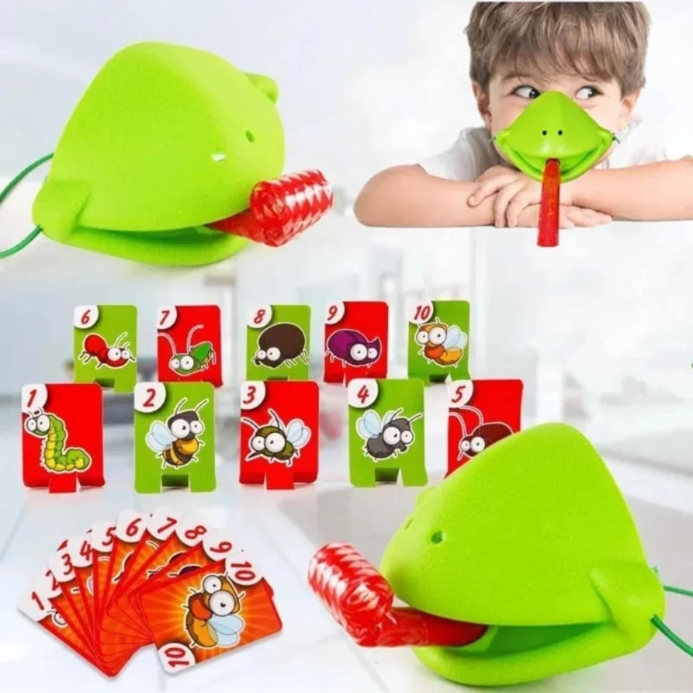 Frog Lizard Mask Wagging Tongu - مراجعة Party Family Games وسعره