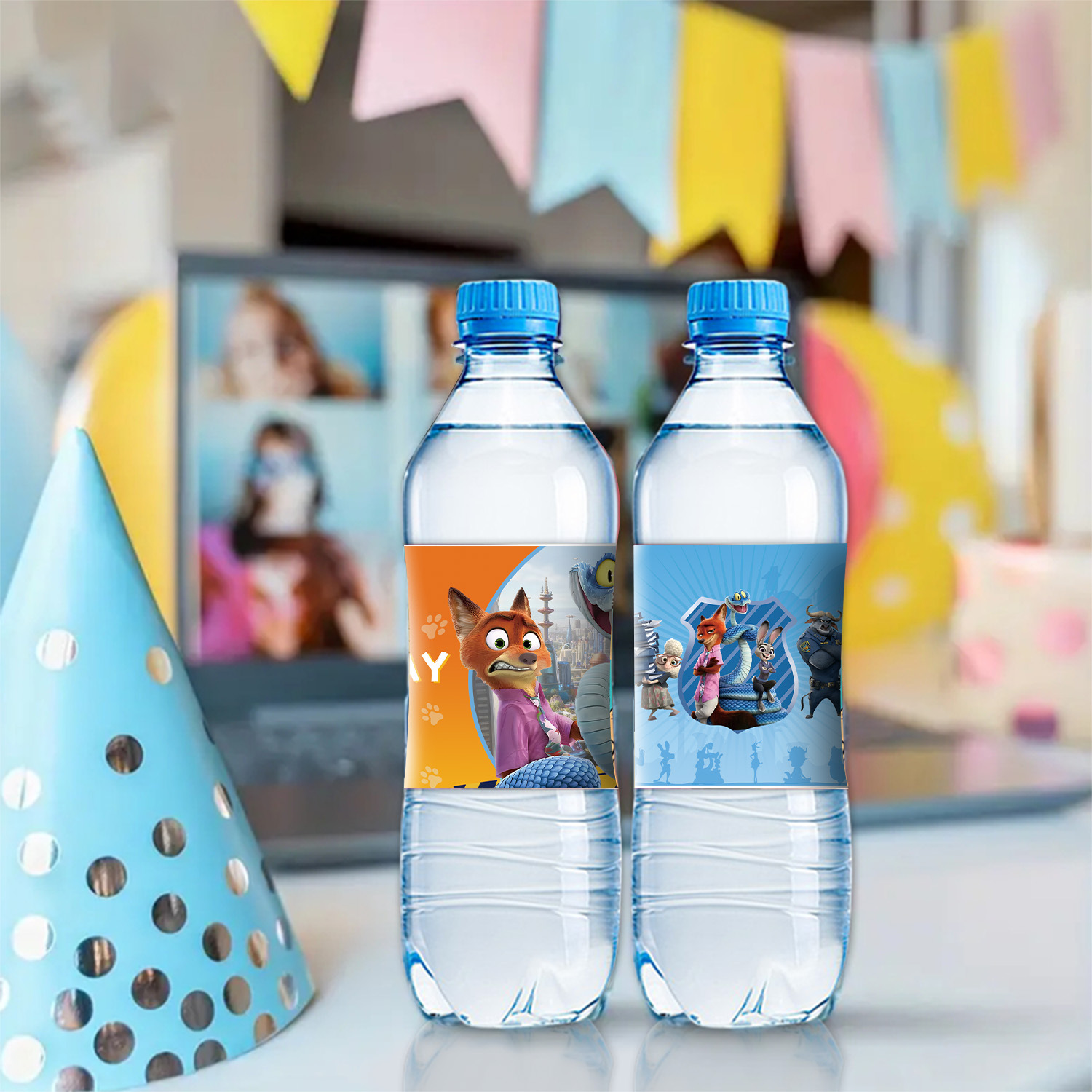 10/40pcs Zootopia Bottle Stick - مراجعة Zootopia Party Games وسعره