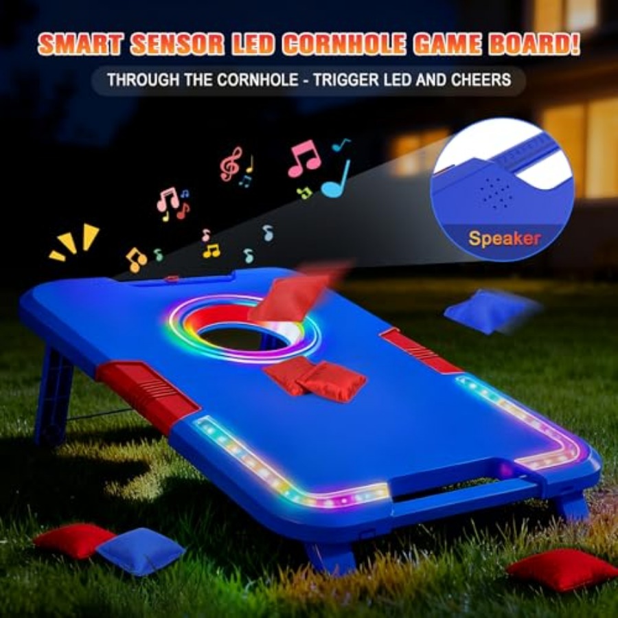 Portable Cornhole Board Set wi - مراجعة Cornhole Board Set وسعره