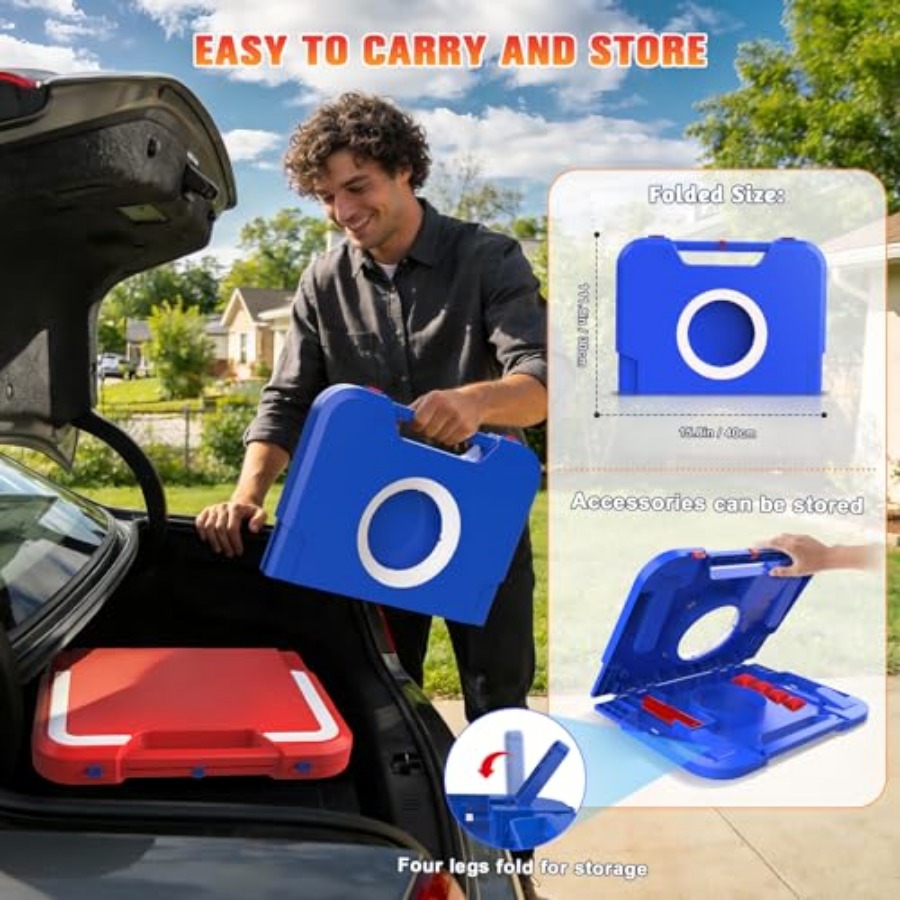 Portable Cornhole Board Set wi - مراجعة Cornhole Board Set وسعره