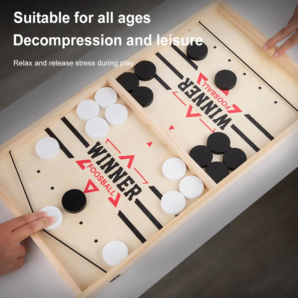 Sling Puck Board Games Wooden  - مراجعة Party Games For 7 People وسعره