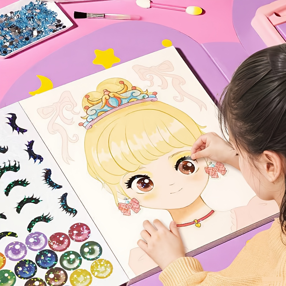 DIY Facial Sticker Book, with  - مراجعة Book Party Games وسعره