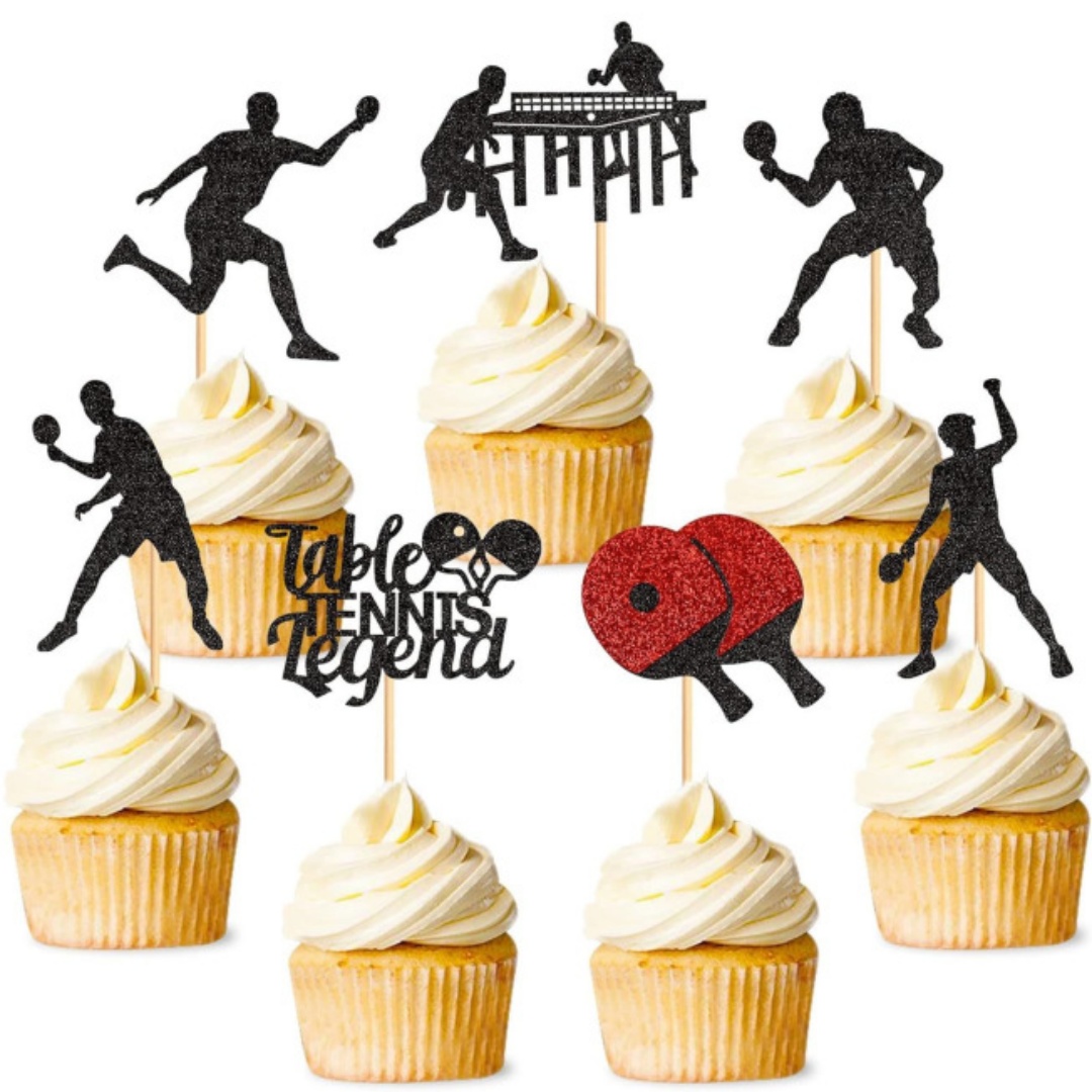 Ping Pong Cake Topper Happy Bi - مراجعة Party Games Jenga وسعره