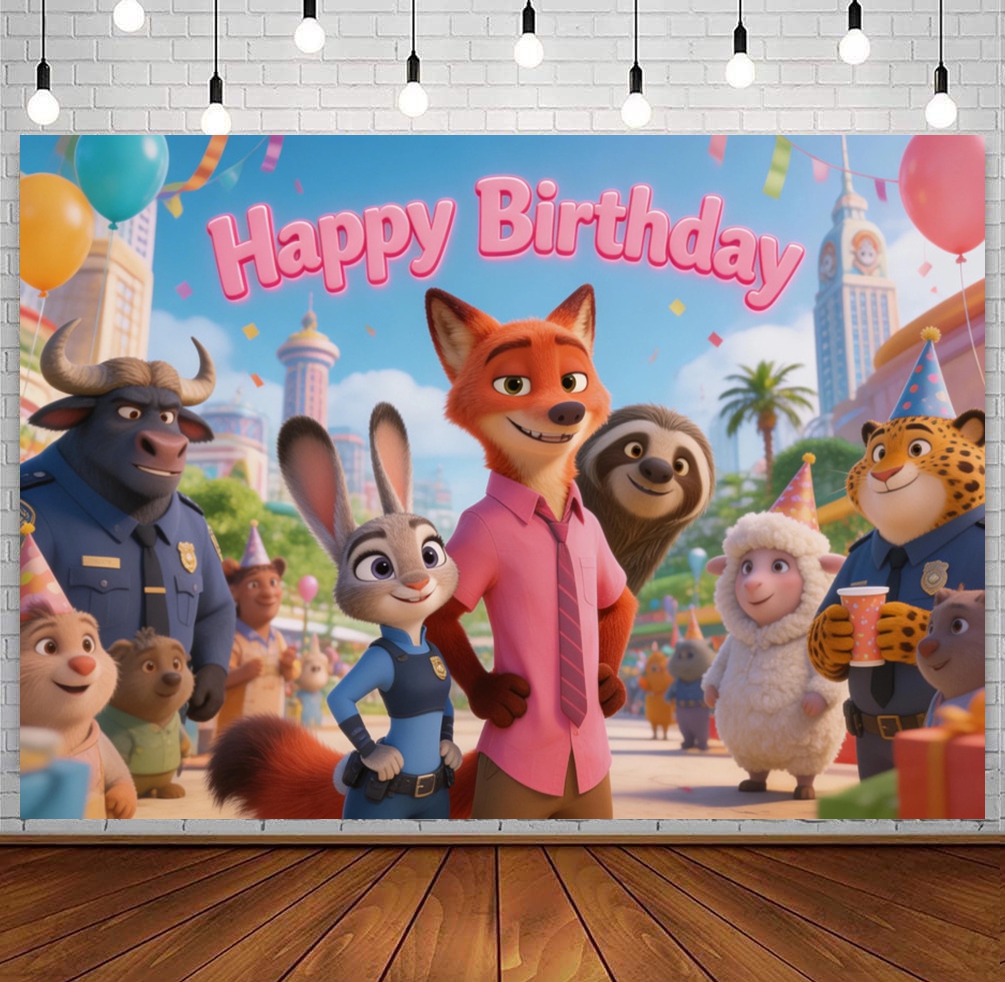 Zootopia Theme Birthday Party  - مراجعة Zootopia Party Games وسعره