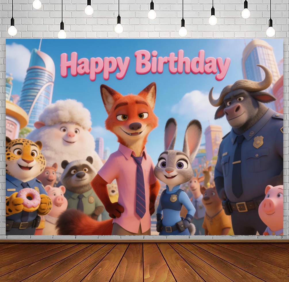 Zootopia Theme Birthday Party  - مراجعة Zootopia Party Games وسعره