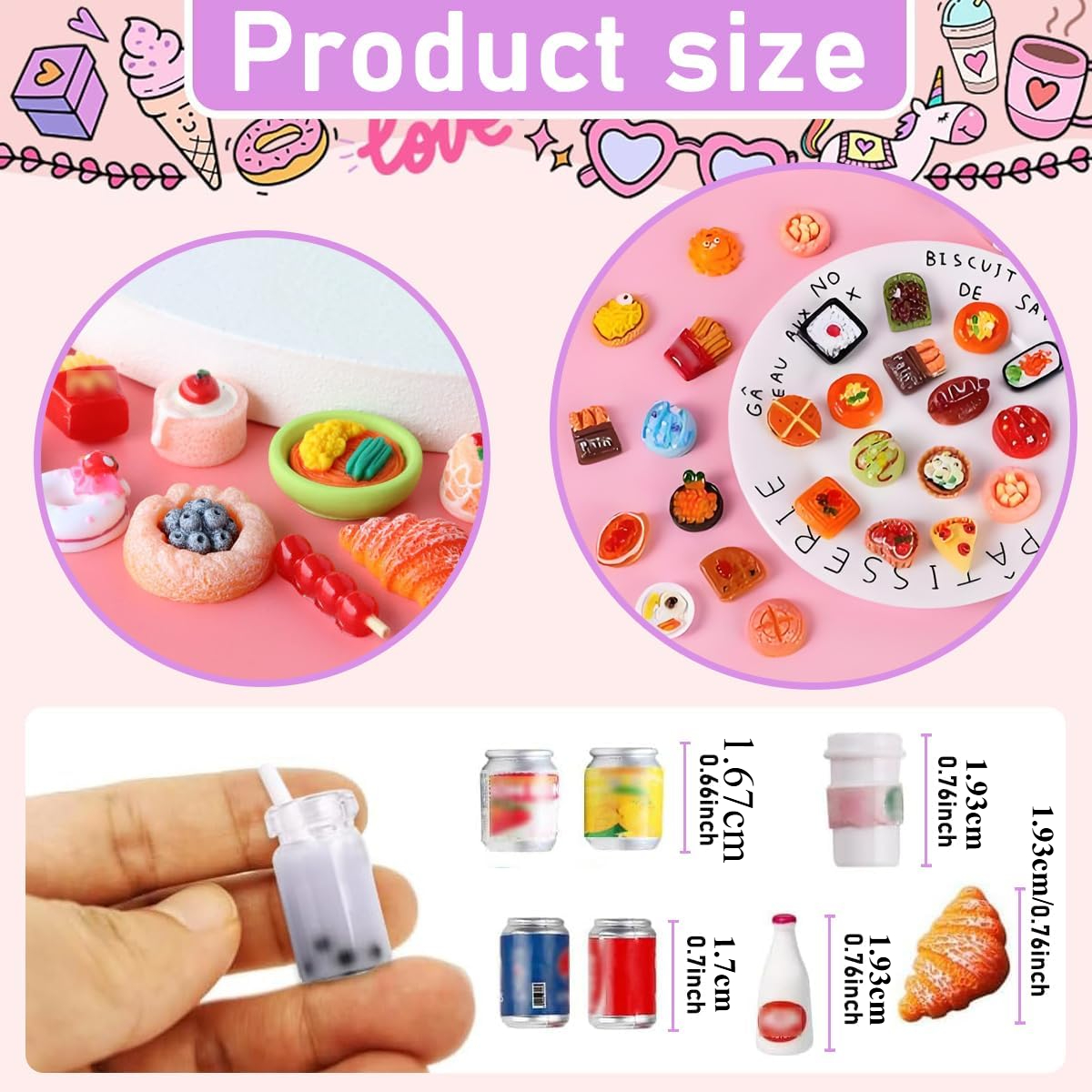50Pcs Miniature Food Drink Bot - مراجعة Party Games You Can Play وسعره