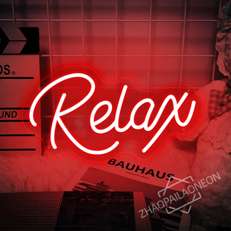 Relax  LED Neon Signs Massage  - مراجعة Party Games Shop وسعره